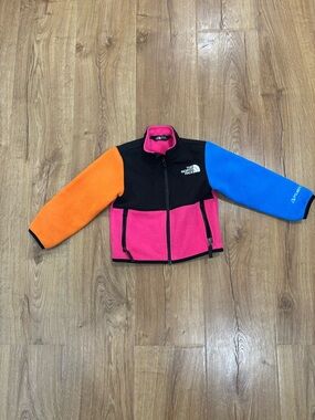 The North Face Color Blocked Fleece Zip Up Jacket